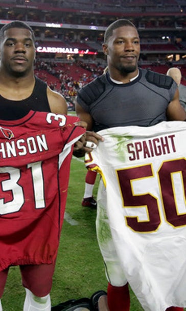 Redskins LB Spaight readies for 1st NFL start vs. Panthers